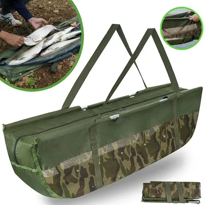 Produktbild von Wiegeschlinge für Karpfenangeln, Faltbarer Wiegesack, Schonender Karpfen‑Wiegetasche, Angeltasche Zubehör für die Fischerei