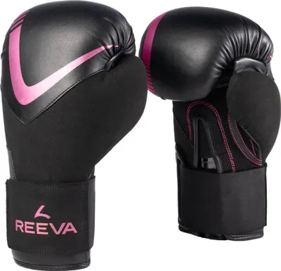 Zdjęcie produktu dla Rękawice bokserskie Reeva Skóra RÓŻOWE 12 oz