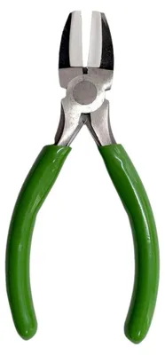 Produktbild von Schonzange Zange Schmuckzange Schmuckbiegezange Schonbacken 14cm grün