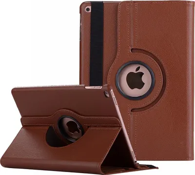 Produktbild von Kryt pro Apple iPad 10,2" 2019/2020/2021 Ochranný kryt Flipové pouzdro otočné o 360°, hnědý