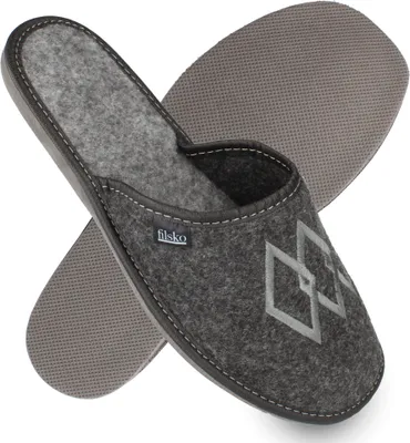 Produktbild von filsko® Troon - Filzpantoffel leicht  93 g strapazierfähig Muster
