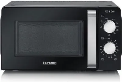 Produktbild von SEVERIN Mikrowelle MW 7781 mit Grillfunktion schwarz/silber