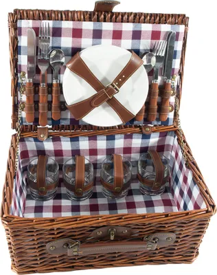 Immagine prodotto di Cestino da picnic rosso blu - 4 persone