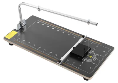 Produktbild von Heißdraht-Schaumschneider - Schneidetisch für Styropor/EVA - Temperatur 50–300°C - Winkel 0–45° - Schnittkapazität 20×55 cm - Tisch 38×78 cm - Heizdraht 3 m - Schwarz