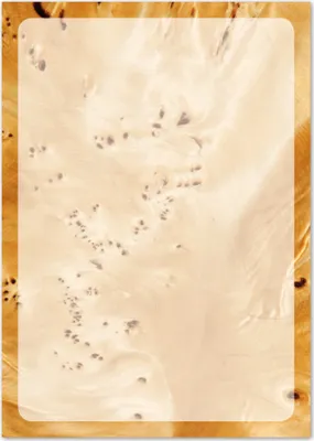 Produktbild von 100 Blatt Holz Ahorn Motivpapier Briefpapier (MPA-5258, DIN A4) Holzfurnier Holzmaserung zweiseitig Holz Vogelaugenahorn