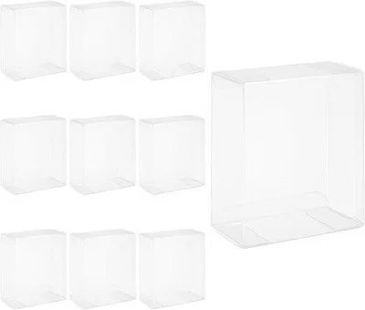 Immagine prodotto di Scatole regalo trasparenti, confezione da 10 pezzi, 85x46x105 mm, per Natale