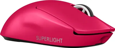 Produktbild von Logitech G PRO X SUPERLIGHT 2 LIGHTSPEED Kabellose Gaming-Maus, West Europa Verpackung, Lightweight, 60g, 8K-Abrufrate, 44K DPI, 5 programmierbare Tasten, USB-C, PC & Mac - Rosa