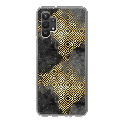 Produktbild von MuchoWow® Handyhülle Schutzhülle Hülle für Samsung Galaxy A32 5G Gold - Marmor - Muster Silikon Softcase Handy Hülle - Softcase