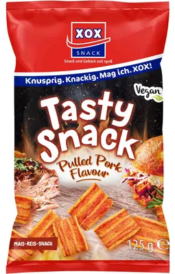 Produktbild von XOX Tasty Snack Pulled Pork Style 125g