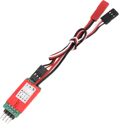 Produktbild von Der dritte Kanal Steuerschalter Empfänger Kabel Modellauto Lichter Controller für RC Modellauto ErsatzteileE Typ Rot