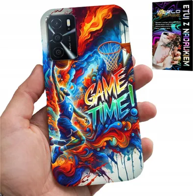 Image de Coque pour Oppo A16 / A16S / A54S - Basketball Nba Game Time, Coque + Verre