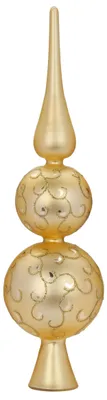 Produktbild von Inge‘s Christmas Decor 600000053, Weihnachtsbaumschmuck, Gold, 310 mm