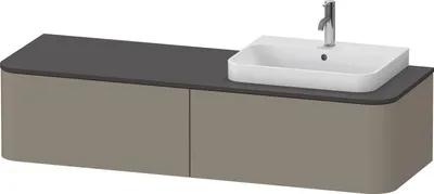 Produktbild von DURAVIT HP4944R92920010 WTU HappyD2+ wandh.,354x1600x550mm