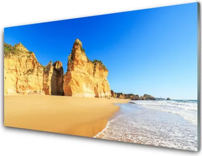 Produktbild von Acrylglasbilder 100x50 Wandbild Druck Meer Strand Landschaft