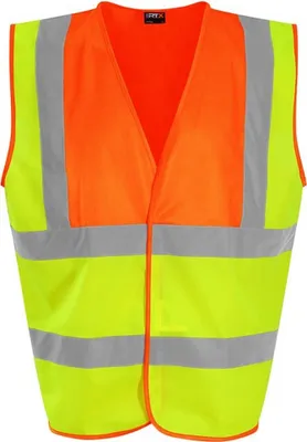 Productafbeelding van PRORTX - Uni vest voor heren/dames, model RW9644 (XL) (Geel/Oranje)