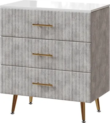 Obrázek produktu pro Komoda Vicco Velia Šedá 70 x 78.5 cm se 3 zásuvkami, Model 53032
