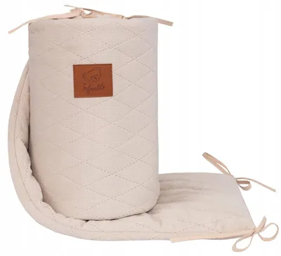 Produktbild von Bettumrandung Infantilo 180x30 cm Velvet Beige für Babybett
