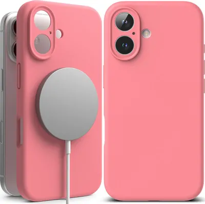 Produktbild von Ringke Silikon Magnetisch Magsafe Iphone 16 Rosa