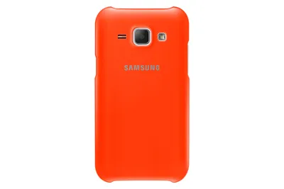 Produktbild von Samsung Protective Cover EF-PJ100BOE Galaxy J1 orange