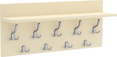 Obrázek produktu pro AKKE Vanilková horizontální šatní skříň VERTI - ALU háčky ŠxV: 90x40 cm