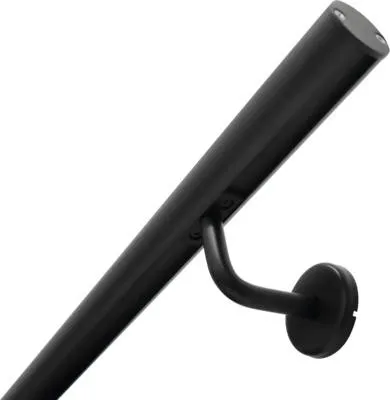 Produktbild von OPALU - Wandhandlauf-Set aus Aluminium + StützenFarbe schwarz