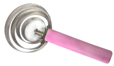 Produktbild von spiralen Rosenbürste 22 cm rosa