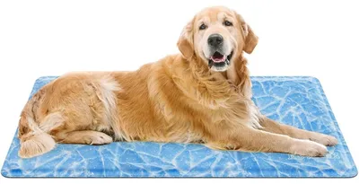 Produktbild von Kühlmatte für Hunde und Katzen 90 x 50 cm mit ungiftigem Gel, selbstkühlend