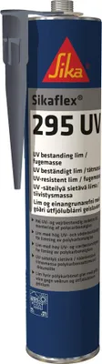 Produktbild von Sikaflex 295 UV schwarz 300ml Kunststoffscheibenklebstoff