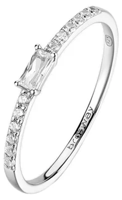 Immagine prodotto di Anello d'argento dal design elegante, con zirconi bianchi, modello Infinite White FIW167 - Circonferenza: 58 mm