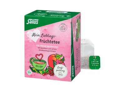 Produktbild von Salus Mein Lieblingsfrüchtetee 40 Filterbeutel  Extra Mild