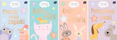 Zdjęcie produktu dla Interdruk kolorowanka z naklejkami A4 16 stron metaliczna 4 wzory