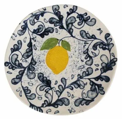 Image de Assiette à dessert la mediterránea iberica limoi 20 x 20 x 2 cm (12 pièces)