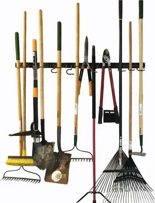 Produktbild von Famanu Wandhalterung anpassbar 122 cm - Organizer für Gartengeräte und Garage