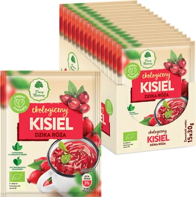 Produktbild von GLUTENFREIES -INSTANT-GELÉ AUS HAGEBUTTEN 30 g – DARY NATURY