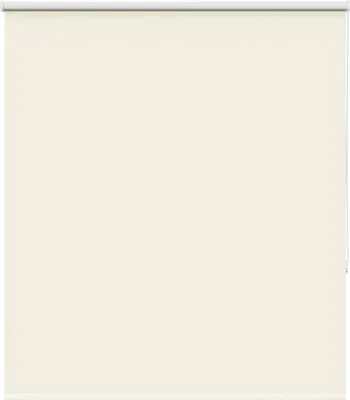 Produktbild von vidaXL Verdunkelungsrollo Cremeweiß 135x130cm Stoffbreite 131,6cm