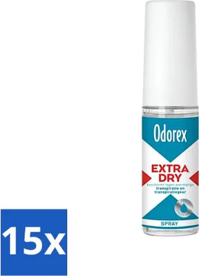 Produktbild von Odorex Extra Dry Pumpspray 30 ml - Vorteilspack - 15 Stücke