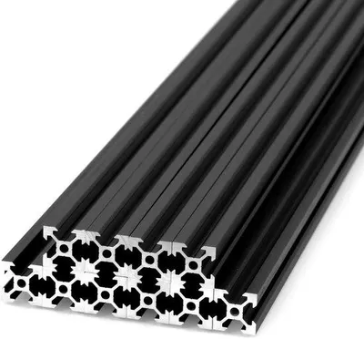 Image de Profilés en aluminium linéaires, 700 mm, 10 pièces. Norme européenne pour imprimantes 3D et machines CNC
