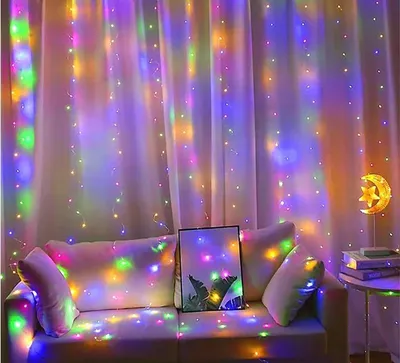 Produktbild von Lichtvorhang 300 LED, mehrfarbig, wasserdicht IP44, mit Trafo 31V