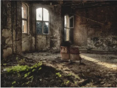 Produktbild von ARTland Wandbild Alu für Innen & Outdoor Lost Place - für immer Größe: 60x45 cm