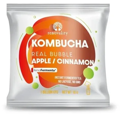 Obrázek produktu pro Kombucha Real Bubble Apple/Cinnamom 1ks