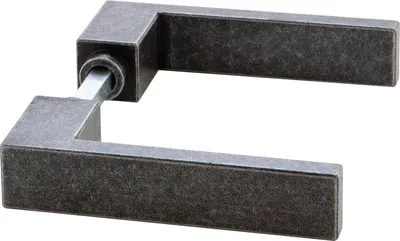 Produktbild von HALCÖ Drückerpaar LECH - Ansatz 18 mm, schwarz lackiert