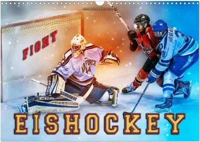 Produktbild von Eishockey - Fight (Wandkalender 2026 DIN A3 quer), CALVENDO Monatskalender
