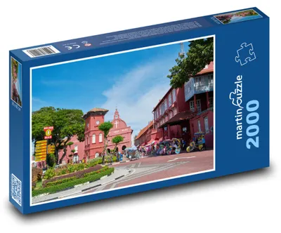 Zdjęcie produktu dla Puzzle 2000 Historyczne centrum Malakki - martinpuzzle
