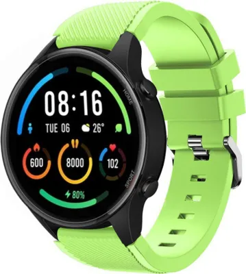 Produktbild von Strap-it Xiaomi Mi Watch Silikonarmband (Hellgrün)