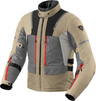 Immagine prodotto di Giacca moto tessile Revit Offtrack 2 H2O, grigio/beige, 4XL