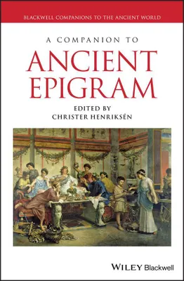 Produktbild von A Companion to Ancient Epigram