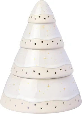 Obrázek produktu pro Držák na svíčky "Winter Glow" od Villeroy & Boch, vánoční motiv, rozměry 14,5 x 14,5 x 18,5 cm