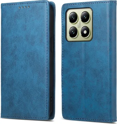 Produktbild von Mobigear Wallet  Xiaomi 14T Hülle Klapphülle Geldbörse - Blau