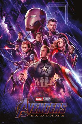 Plagát marvel the avengers: endgame jeden list