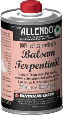 Produktbild von Balsam-Terpentinöl 500 ml Flaschenaturreines äther. Kiefernöl mehrfach rektifiziert